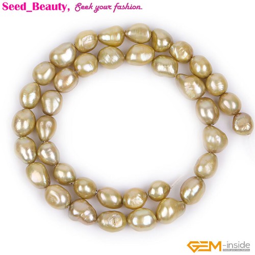 Craft Freshwater Pearl Loose Beads for Jewelry Making 15" DIY 8-9mm Wholesale - Picture 11 of 110