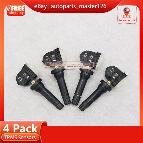 SET (4) 433MHz 13516165 Tire Pressure Sensor TPMS For Chevrolet Silverado GMC - Picture 10 of 11