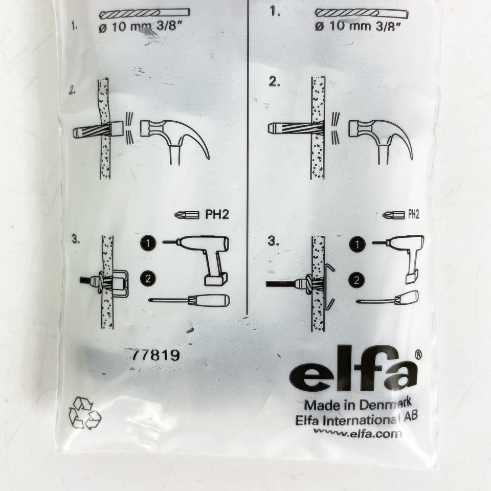 Elfa Drywall Shelf Anchors 5 in the Package New eBay