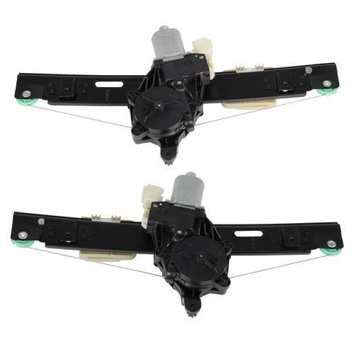 Pair Rear Power Window Regulator W/ Motor Anti-Pinch For Ford Focus 2012-2018
