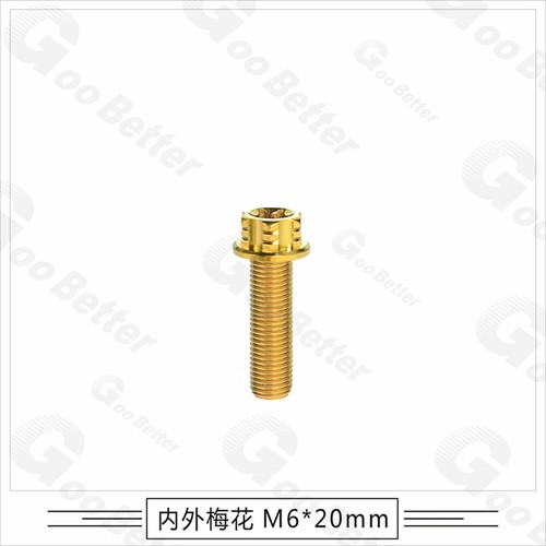 M6 M8 Titan Ti Flanschkopf Torx Bolzen ausgefallene Schraube Gold für Motorrad Tuning - Bild 10 von 29