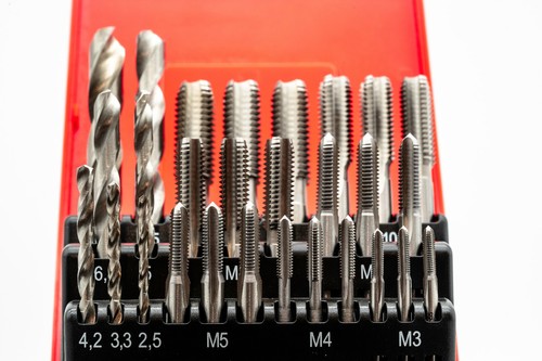 Einschnittgewindebohrer Set BAER M3-M12 + Kernlochbohrer Gewinde HSSG metrisch - Imagen 2 de 6