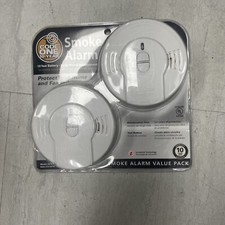 Kidde Twin Pack Longlife Smoke Alarm - Lasts 10 Years - Never Replace Battery - 