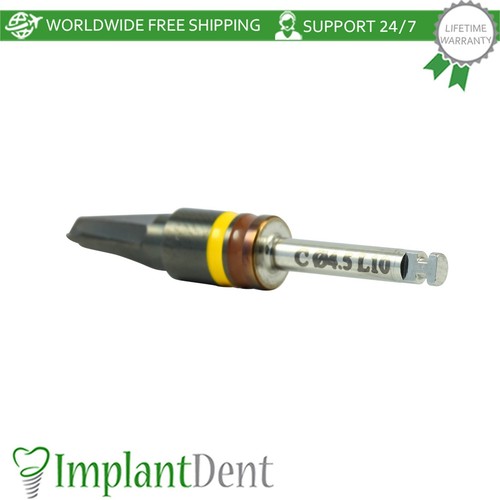 Taladros de tapón integrales cónicos dentales DLC 2,8 mm-4,5 mm herramienta de acero inoxidable - Imagen 7 de 9