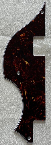 Golpeador de guitarra estilo bajo Hofner personalizado 4 capas marrón tortuga zurdo - Imagen 1 de 4