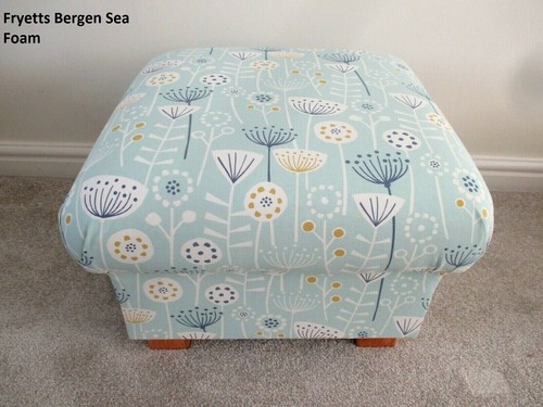 Storage Footstools in Various Fabrics Laura Ashley Pouffe Footstall Designer New - Picture 100 of 172