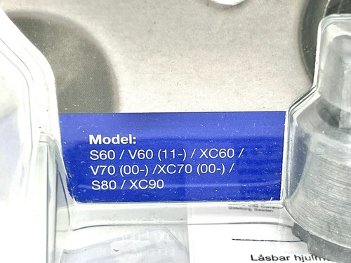 Genuine Volvo Wheel Lock Kit, With Chromed Nut Caps. XC90, XC60, S60, S80 - Photo 5 sur 11