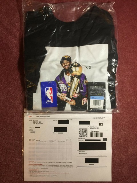 kobe retirement t shirt