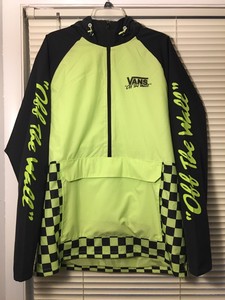 vans windbreaker green