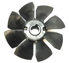 Busch Black Plastic Fan Blade with 0.80 Bore with Keyway 0524120370 NOS
