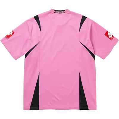 Supreme Crest Soccer Jersey Black Pink Green Maroon FW24 | eBay