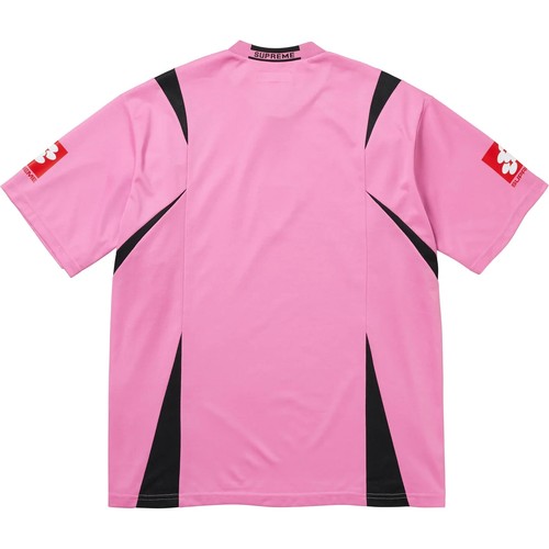 Supreme Crest Soccer Jersey Black Pink Green Maroon FW24 - Picture 12 of 13