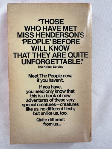 Zenna Henderson The People No Different Flesh 1968 Avon Books Print Paperback. - Picture 2 of 4