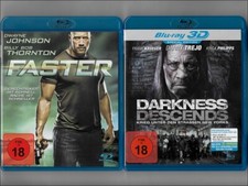 "Faster" + "Darkness Descends" 2 Filme auf Blu-Ray Disc / BD, FSK ab 18 [GUT]