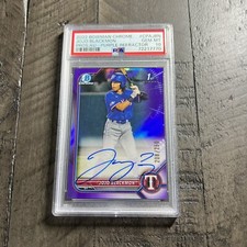 JOJO BLACKMON 2022 Bowman Auto Chrome Prospect 1st PROSPECT  208/250 PSA 10 AU