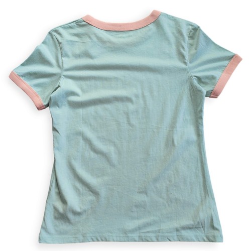 Wrangler Surf Spray Ringer T-shirt - Size M - BNWT - Picture 3 of 5
