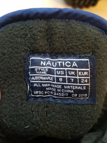 Nautica Bota de Nieve Niños Resistente al Agua Invierno "Albermarle" Niño Pequeño Talla 8 - Imagen 5 de 5