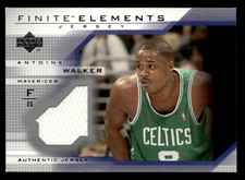 2003-04 UPPER DECK FINITE ELEMENTS ANTOINE WALKER GAME USED JERSEY CELTICS
