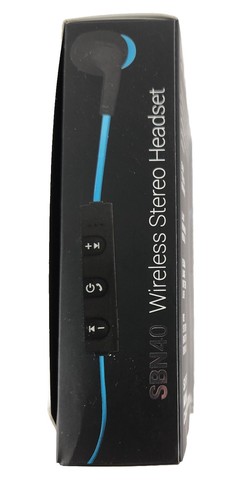 Auriculares estéreo inalámbricos Amplify By Aduro SBN40 totalmente nuevos en caja AZUL - Imagen 3 de 6