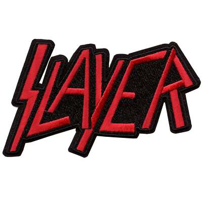 Iconic Slayer Logo Patch Heavy Metal Band Embroidered Iron