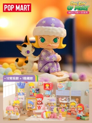 POP MART Molly One Day of Molly Series Figures Confirmed Blind Box
