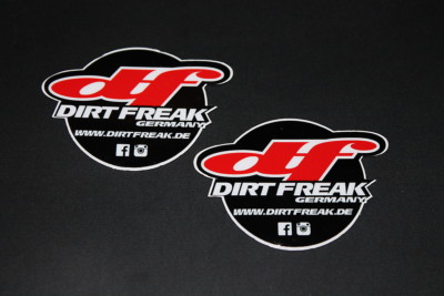 #383 DF Dirt Freak Cross Moto Aufkleber Sticker Decal Autocollant Bapperl Kleber