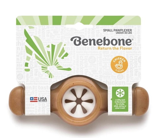 KLEINES Benebone PAWPLEXER Hund Kauspielzeug aggressives Kauen HUHN Leckerli USA - Bild 1 von 5