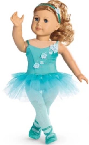 Genuine American Girl Doll Clothes - Truely Me - Ombré Ballet Outfit With Box - Picture 2 of 10
