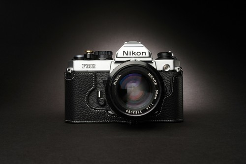Funda protectora de cuero real genuino para cámara para Nikon FM2 FM FM2n FE FE FE2 - Imagen 18 de 57