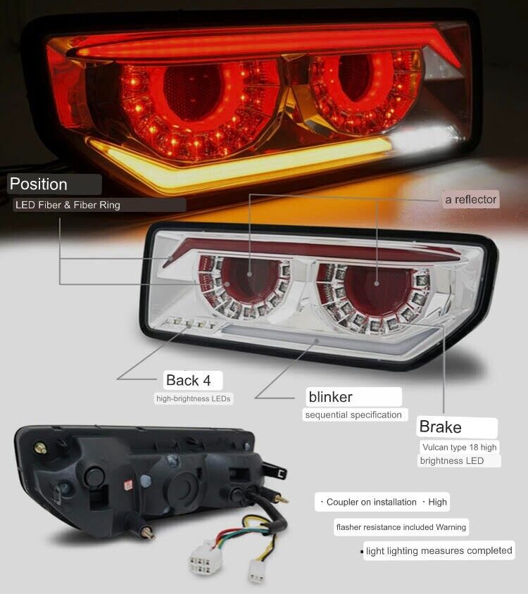 SUZUKI JIMNY JB64 JB74 VULCAN FIBER FULL LED Sequentail TAIL SUZUKI JIMNY JB64 JB74 VULCAN FIBER FULL LED Sequentail TAIL