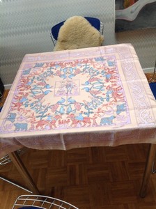 Perriere Carre seta di Washington Seidentuch Sciarpa Hermes America Early IDEH92W