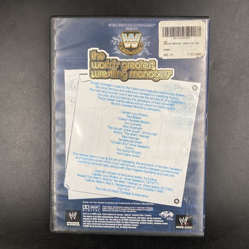 WWE Wrestling Worlds Greatest Managers DVD Movie Cards Jimmy Hart Bearer Heenan - Bild 3 von 8