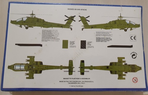 1/72 ITALERI 159 APACHE AH-64 RARO MAI APERTO CON CELOPHAN.COME NUOVO NO DRAGON - Foto 3 di 3