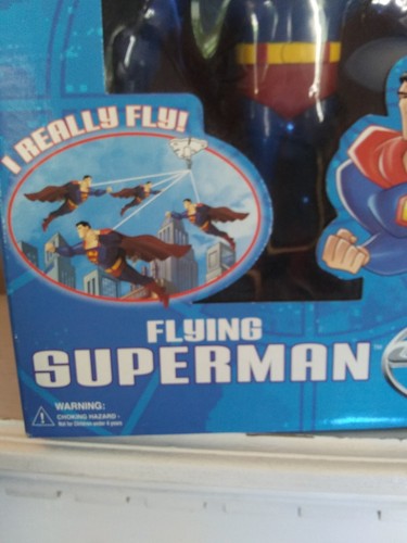 Brand New 2003 Fusion Toys DC Comics Justice League Flying SUPERMAN Toy - Picture 8 of 9