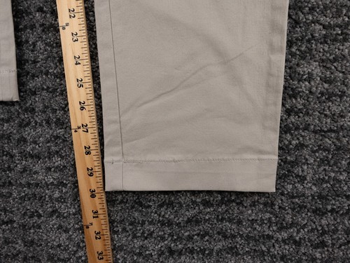 J. Crew Pants Mens 35x30 (Tag 34x30) Beige The Driggs Chino Slim Fit Preppy NWT - Picture 13 of 18
