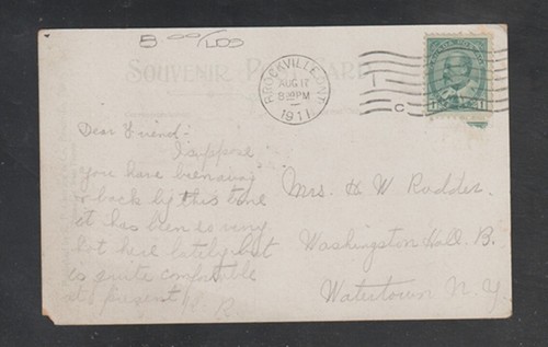 Napanee Ontario Postcard West Ward School Children Lennox & Addington Unused - Picture 3 of 3