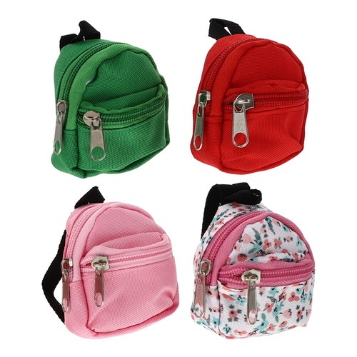 4 Pcs Doll Accessories Child Baby Toy Backpack Mini Toys for Girls - Picture 6 of 12