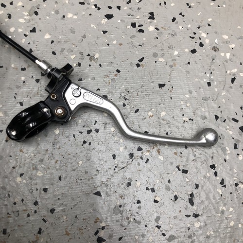 02-22 KX65 CLUTCH LEVER BLACK PERCH KAWASAKI NEW CABLE Rm65 - Picture 7 of 12