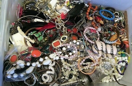 Lote de joyas vintage ahora BUEN desgaste reventa reventa 10 piezas broche collar mezcla personalizada - Imagen 7 de 12