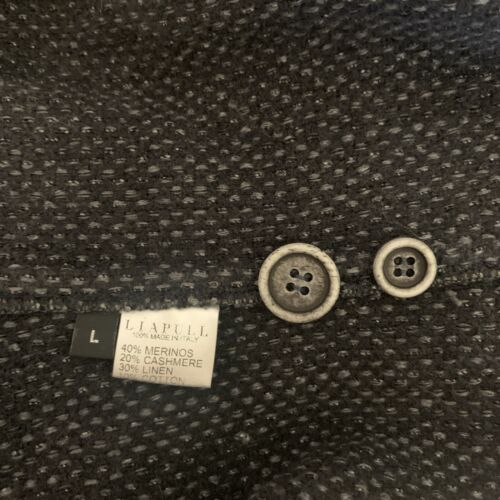 Avant Toi Dyed Distressed Blazer Wolle Kaschmir Leinen Baumwolle Damen Large Italy - Bild 11 von 11