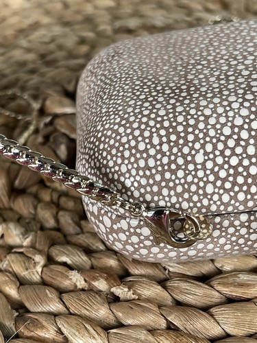 Vince Camuto Echtleder Clutch Tasche Abend Schultertasche - Bild 13 von 19