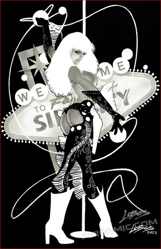 NANCY CALLAHAN Signed ART PRINT Hot SIN CITY Pablo LOBOS Villalobos SEXY BODY - Picture 2 of 2
