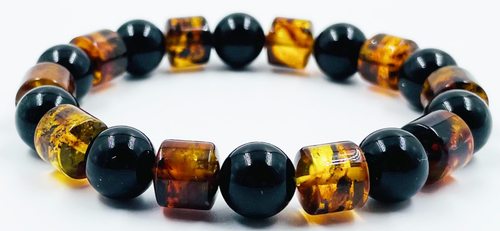 Amber bracelet Baltic Amber Jewellery Genuine amber bracelet pressed - Picture 3 of 10