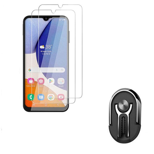 Soporte para teléfono con soporte de montaje en coche Blu G63 / protector de pantalla de vidrio templado - Imagen 10 de 10