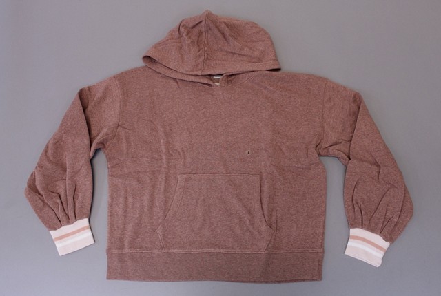 womens blush hoodie