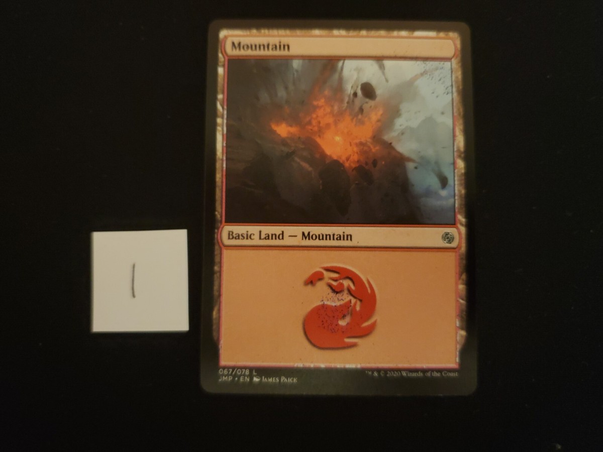 MTG Jumpstart Misprint Mountain/Island 