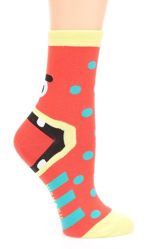 MIRMARU Women’s 4 Pairs Animal Cute Funny Novelty Casual Cotton Crew Socks. - 第 16/141 張圖片