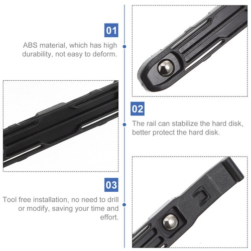 1Pair Chassis Hard Drive Mounting Rails for Easy Replacement - Afbeelding 7 van 12