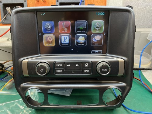 14-18 GMC SIERRA DENALI *REPAIR SERVICE* RADIO DISPLAY TOUCH SCREEN RADIO BEZEL - Picture 8 of 10