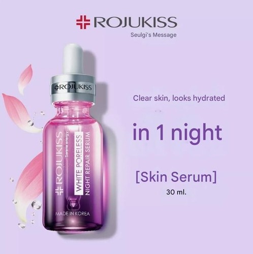 Rojukiss White Poreless Night Repair Serum Reduce Brightening Dark Spots 30 ml - Picture 2 of 6